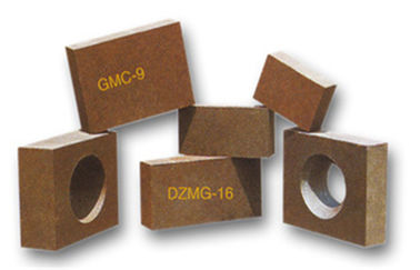 Industrielle Drehrohrofen-Ziegelsteine verweisen verbundenen Magnesiumoxyd-Chromerzstein